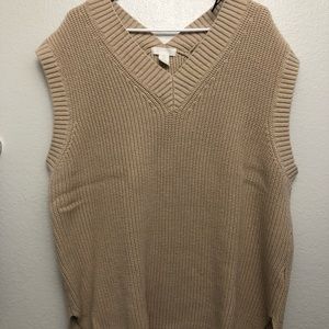 Oversized Sweater Vest